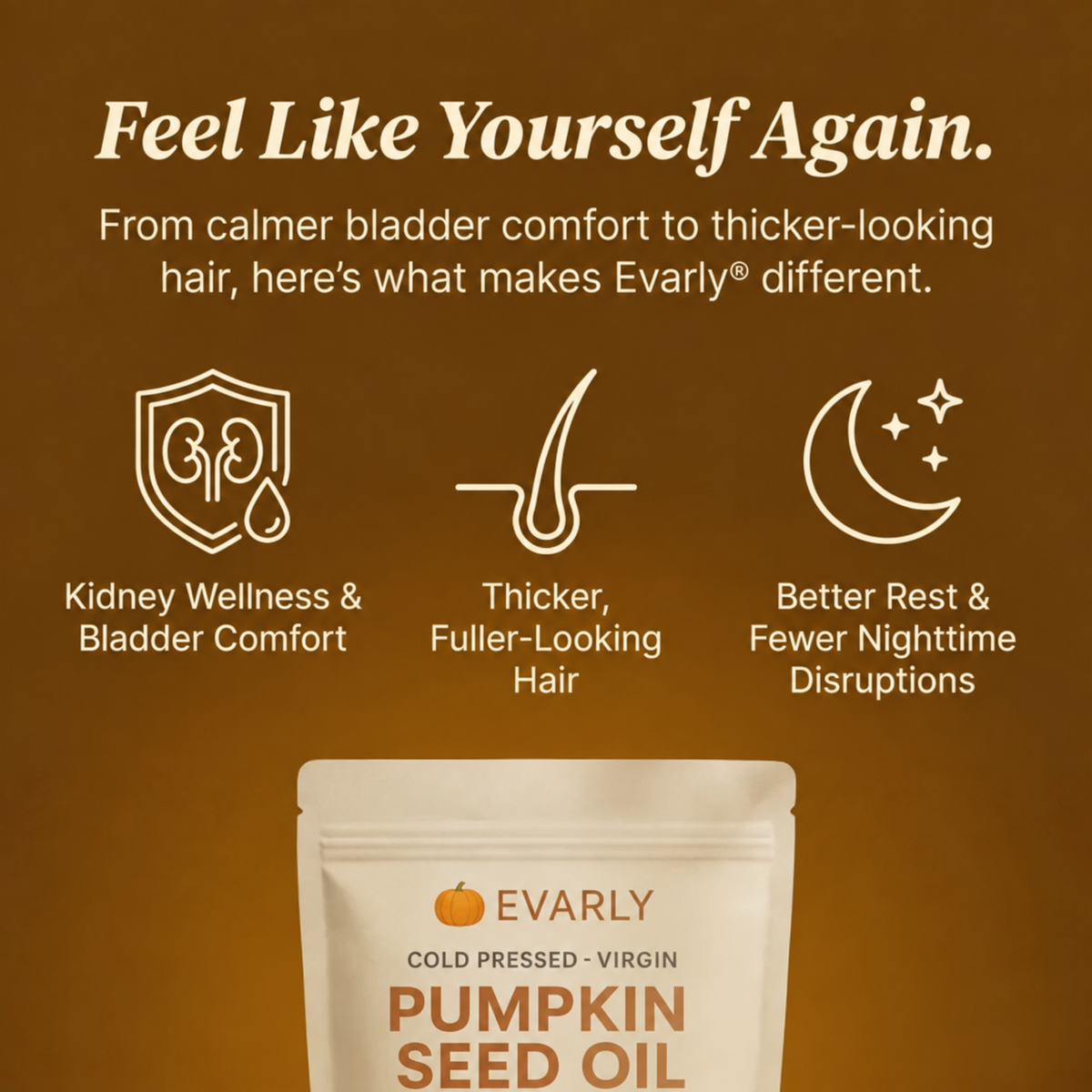 Evarly Pumpkin Seed Oil Softgels